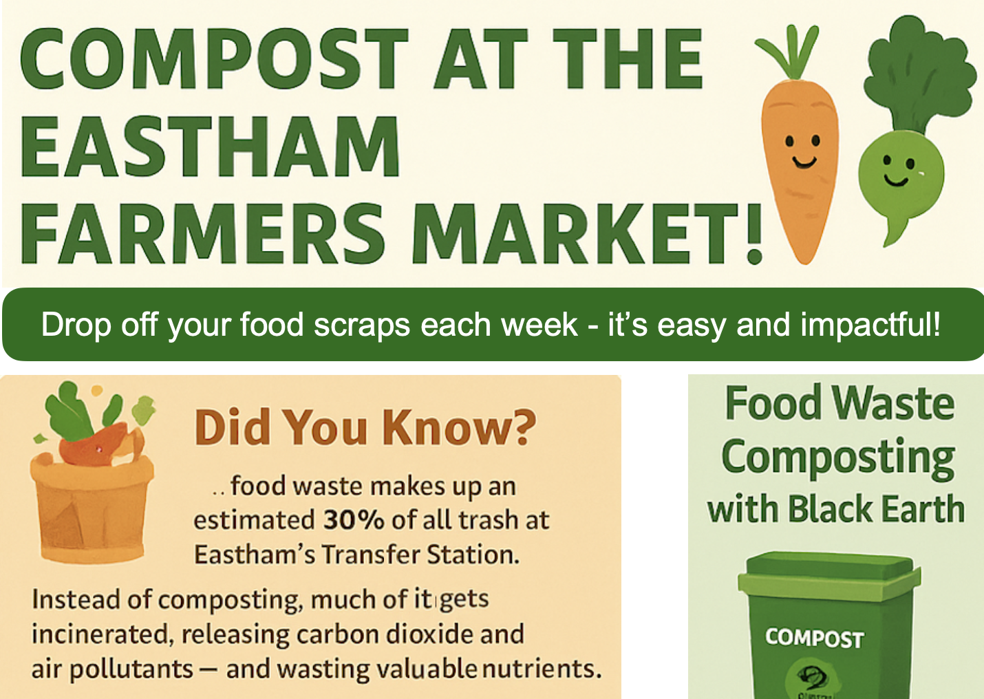 Composting at the Eastham Farmers Market