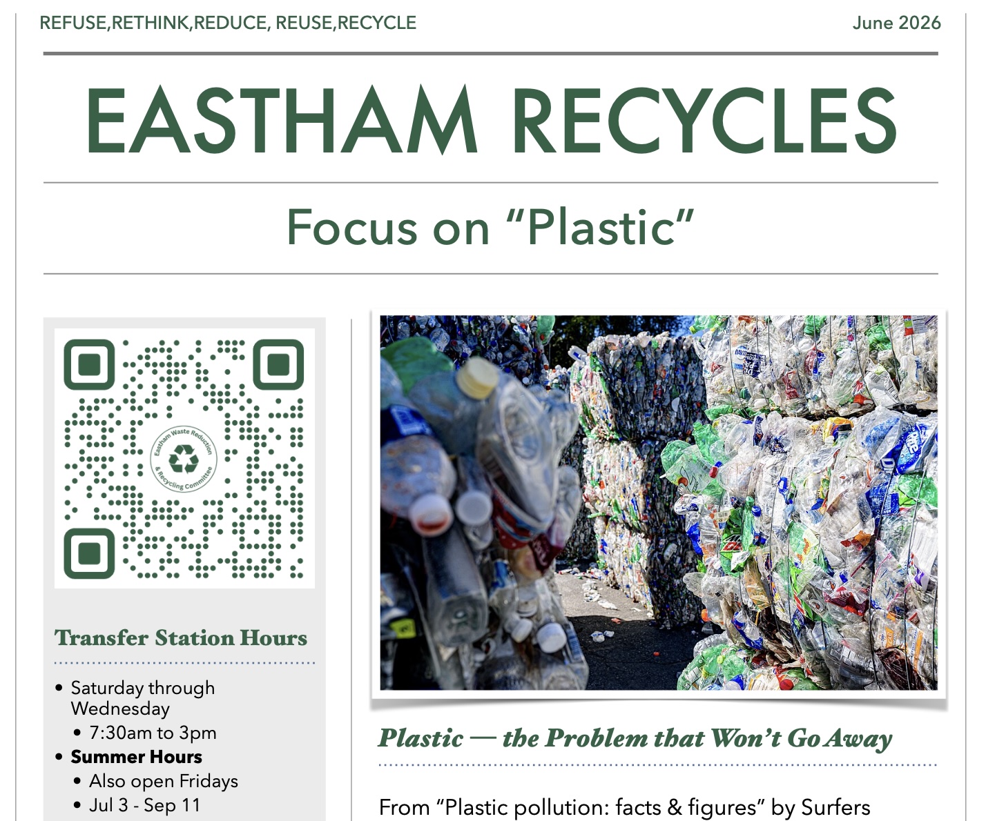 Newsletter:June 2026 (Plastic)